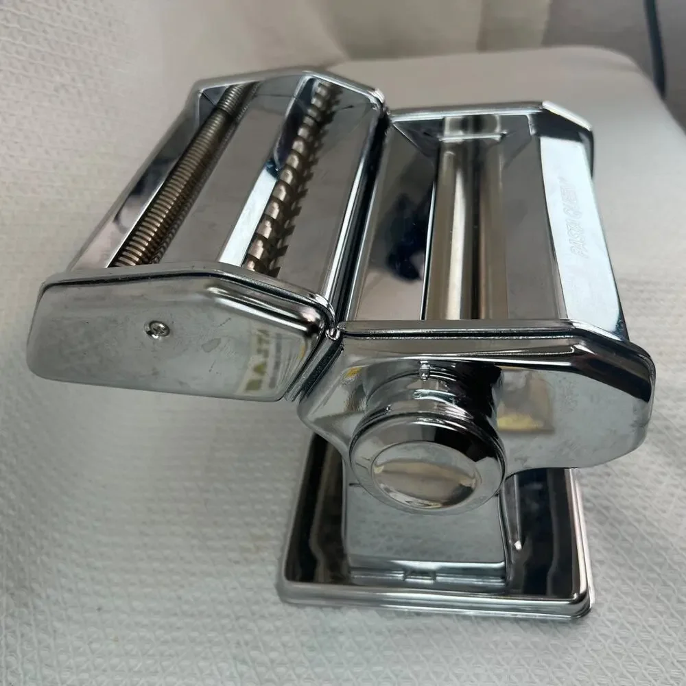 Atlas Pasta Queen Marcato Deluxe 150mm Pasta Maker Machine Italy w/ Box Manual